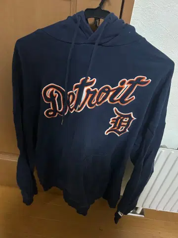 디트로이트 타이거즈 후드티 네이비