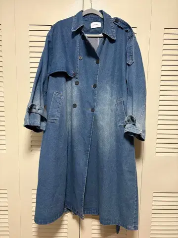 나르시스 narcissus 데님 트렌치코트