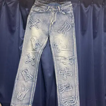 y2k 크로스 x R 아플리케 데님