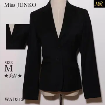 새상품급 Miss JUNKO 아우터 테일러드 자켓 긴팔 스트레치 소재