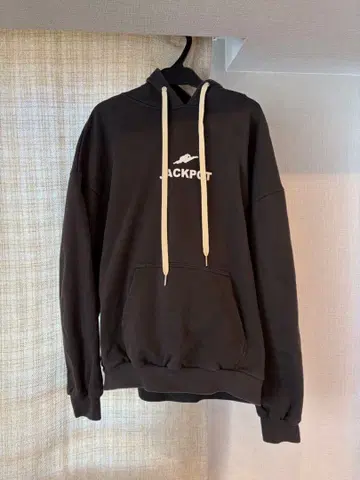 JACKPOT 블랙 후드티