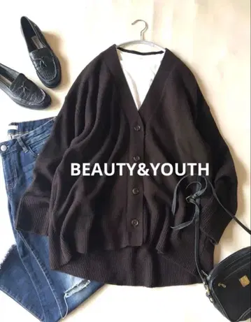 BEAUTY&YOUTH 다크 브라운 가디건