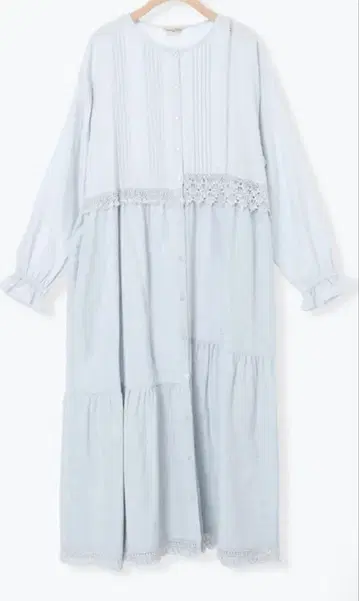 Samansa mos2 레이스 패치워크 원피스