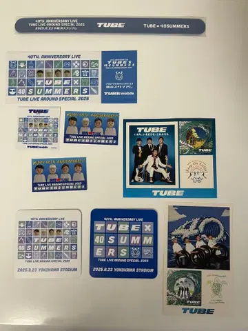 TUBE 40주년 요코하마 스타디움 굿즈 세트