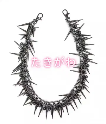 AVAVAV 월렛 체인 가시 덩굴 Y2K 실버