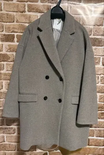 NOBLE MTR 오버 P 코트 베이지 38