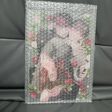 사키시타 선무 친필 사인 포함 A4 아크릴 플레이트