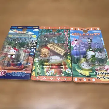 단종 후쿠이현 지역 한정 키티 스트랩 3개 세트