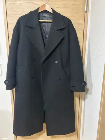 [ CLEL ] 테크 멜톤 더블 체스터 코트