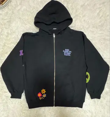 XLARGE 블랙 후드티 XL