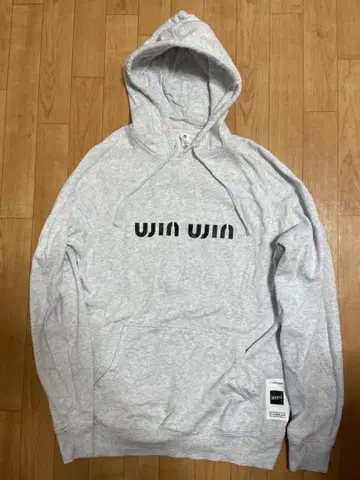 SOVIETS 소비에츠 win win 후드 맨투맨 후디 그레이