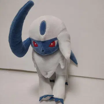 앱솔 봉제 인형 약 30cm 화이트 블루