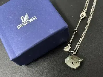 SWAROVSKI 스와로브스키 고양이 미니캣 목걸이