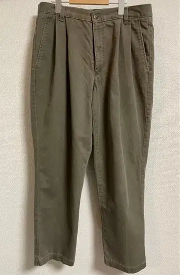 90s USA 다커스 치노 팬츠 투 턱 베이지