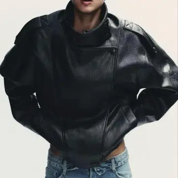 ZARA 자라 페이크 가죽 자켓 새상품, 미사용