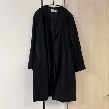 Zelal 모토마치 블랙 롱 코트