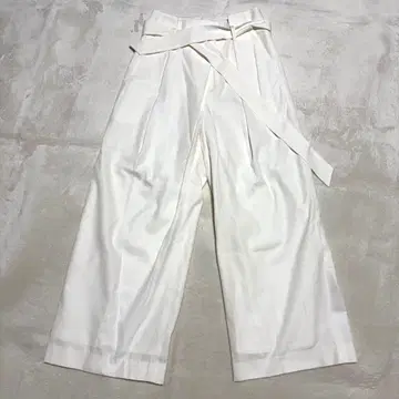 y121507 DES PRES 캐주얼 팬츠 이지 화이트 무지