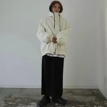 나일론 블루종 hideka 콜라보