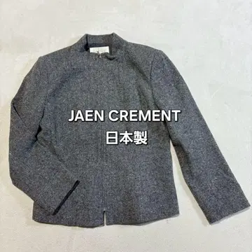 JAEN CREMENT 지퍼 자켓 숏 자켓 스탠드 카라