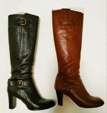 천연 가죽 새상품급 2세트 롱 부츠 Odette e Odile TOZOO