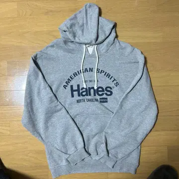 70s Hanes 그레이 후드 부착 후드티