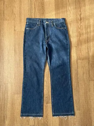 soe 스트레이트 데님 인디고 블루 사이즈 1