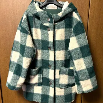 Samansa Mos2 아우터 코트 여성용 귀여운 그린