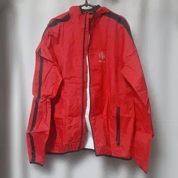 RLX 나일론 자켓 레드 후드 부착