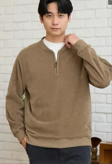 골든 베어 ZIP 맨투맨