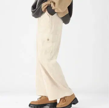 니코앤드 릴렉스 기모 카고 팬츠 M