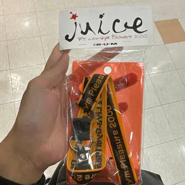 B'z 2000 투어 굿즈 LIVE-GYM juice 스트랩 세트