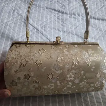 골드 꽃무늬 일본 의류용 백