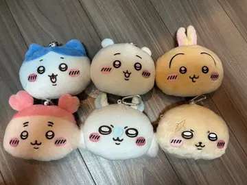 치이카와 봉제 인형 패스 케이스 파우치 6종 세트