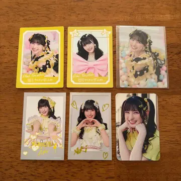 스가타 아키 트레이딩 카드 6장 세트