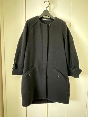 레어 미사용 mercibeaucoup, 메르시보쿠 코트 블랙 울