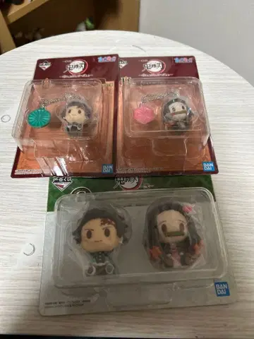 귀멸의 칼날 쵸코놋코 탄지로 네즈코 피규어 세트