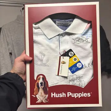 Hush Puppies 자수 피케 셔츠 M 사이즈