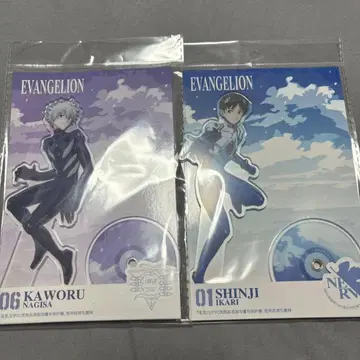 에반게리온 폭몽 중국 아크릴 스탠드 나기사 카오루 이카리 신지 공식