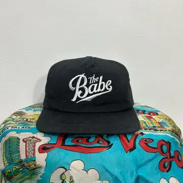 90s USA 베이브 빈티지 캡 y2k 블랙