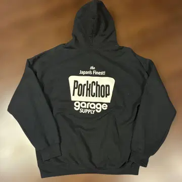 PORK CHOP 포크찹 후드티 블랙