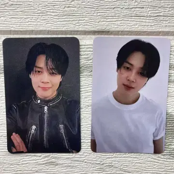 BTS 지민 JIMIN FACE JPFC 당선 한정판 트레이딩 카드 2장
