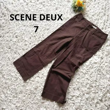 세느두 팬츠 브라운 갈색 7호 S 상당 스트레치 출퇴근