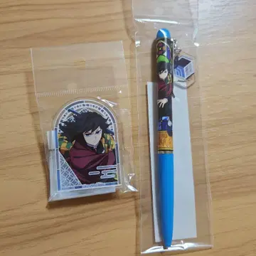 귀멸의 칼날 [ 토미오카 기유 ] 스탠드 아크릴 배지 볼펜