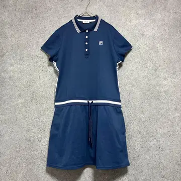 빅 사이즈 새상품급 휠라 피케 셔츠 원피스 속건성 XL