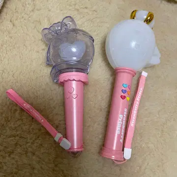 캐릭터형 핑크 응원봉