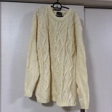 CROFORD 원피스 3L 니트 화이트