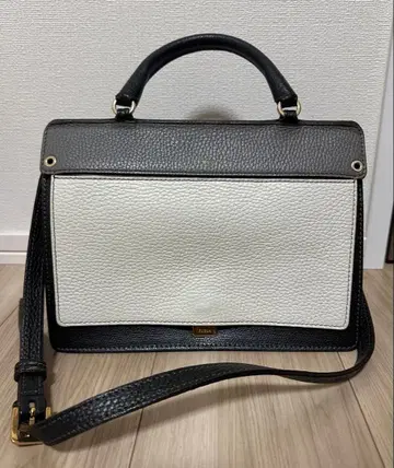 FURLA 숄더백 화이트/블랙