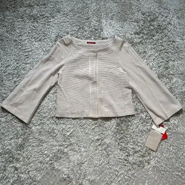 MISSELLE 노카라 자켓 프리 사이즈 포멀 베이지