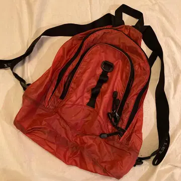 MILLET 접이식 백팩 레드