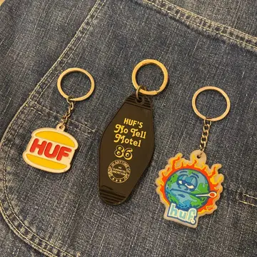 [ HUF ] 키링 3종 세트